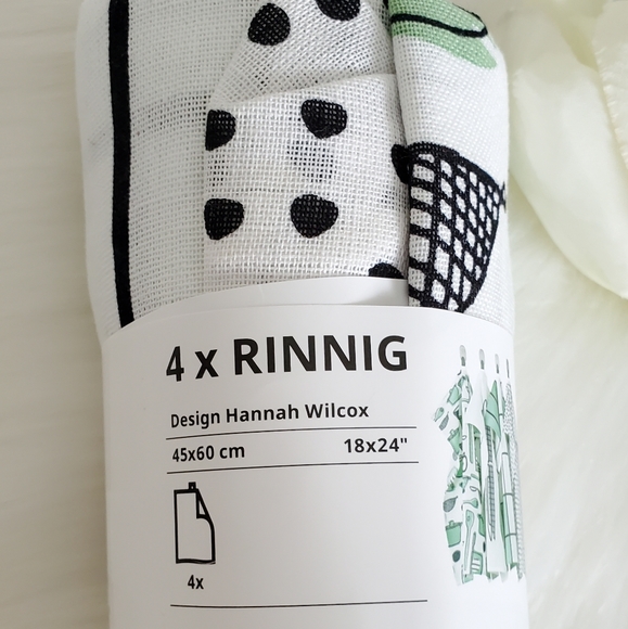 IKEA RINNIG DISH TOWEL SET 4 X - Picture 5 of 5